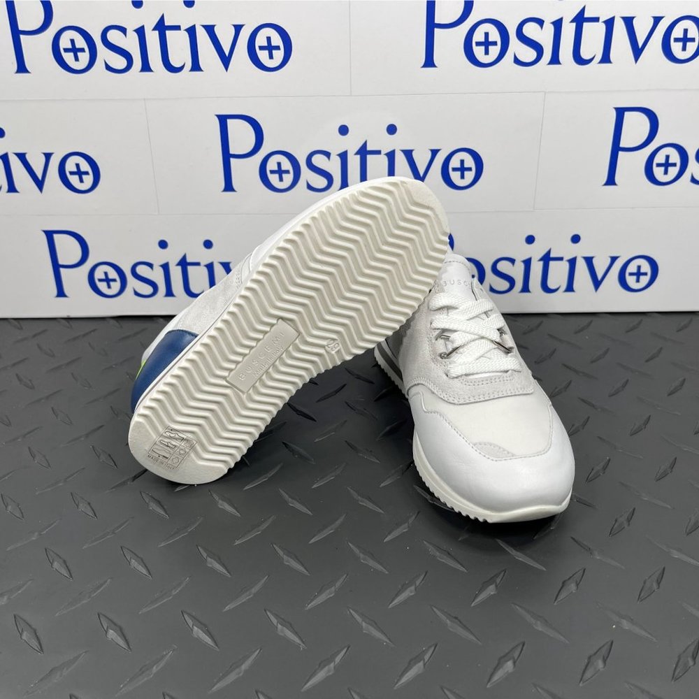 Buscemi Ventura Toddler White Trio Leather Sneakers EU 26 US 9.5 - Picture 5 of 6